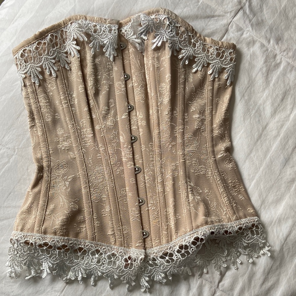 Corset Story Beige Victorian Corset
